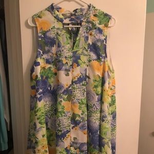 NWOT floral shift dress!!